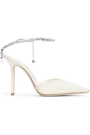 Jimmy Choo Dames, Schoenen, Wit, Maat: 40 EU