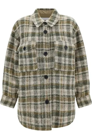 Isabel Marant Dames, Jassen, Groen, Maat: 2XS Wol