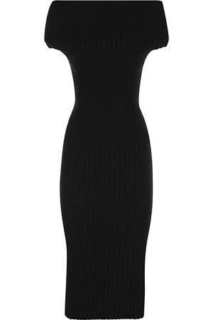 Sportmax Dames, Jurken, Zwart, Maat: M Viscose