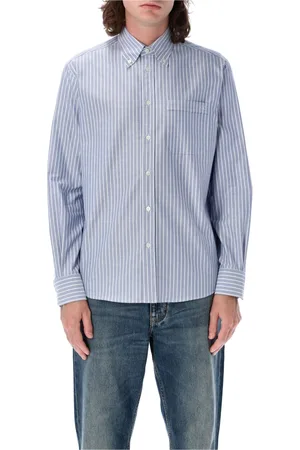 VALENTINO GARAVANI Heren, Overhemden, Blauw, Maat: XL Katoen