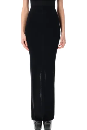 Rick Owens Dames, Rokken, Zwart, Maat: M Wol