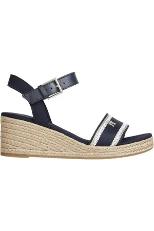 Tommy Hilfiger Dames, Schoenen, Blauw, Maat: 40 EU Katoen