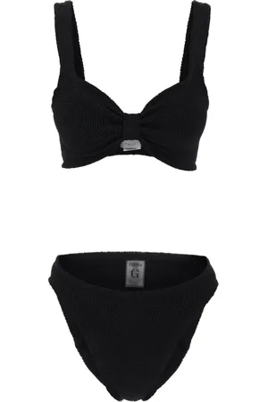 Hunza G Dames, Badkleding, Zwart, Maat: ONE Size
