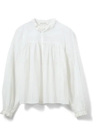 Sofie Schnoor Dames, Blouses & Shirts, Wit, Maat: XL