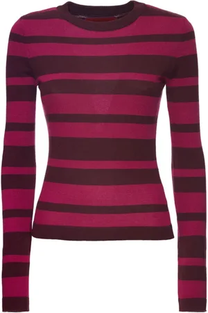 La DoubleJ Dames, Truien, Roze, Maat: XL Katoen