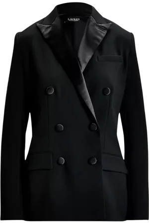 Ralph Lauren Dames, Jassen, Zwart, Maat: S Satijn