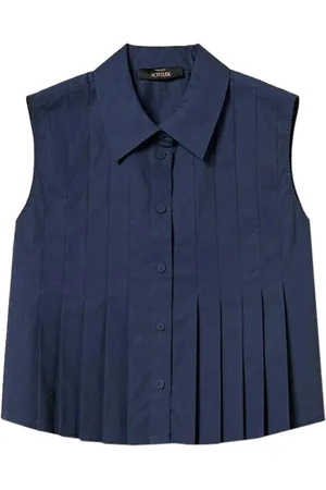 ACTITUDE Dames, Blouses & Shirts, Blauw, Maat: XS Katoen