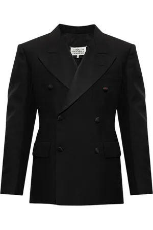 Maison Margiela Heren, Jassen, Zwart, Maat: 2XS Wol