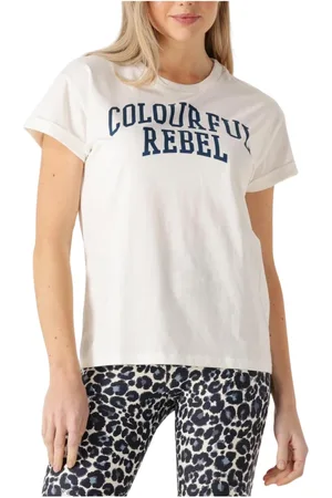 Colourful rebel Dames, Tops, Wit, Maat: 2XL