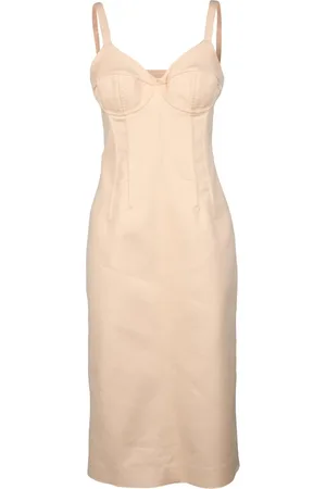 Sportmax Dames, Jurken, Oranje, Maat: M Katoen