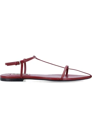 Jil Sander Dames, Schoenen, Rood, Maat: 36 EU Leer
