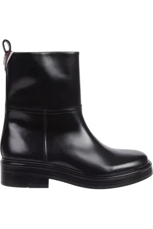 Tommy Hilfiger Dames, Schoenen, Zwart, Maat: 38 EU Leer