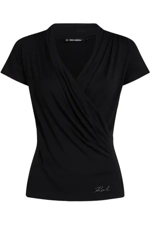 Karl Lagerfeld Dames, Tops, Zwart, Maat: M