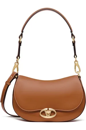 VALENTINO GARAVANI Dames, Tassen, Bruin, Maat: ONE Size Leer