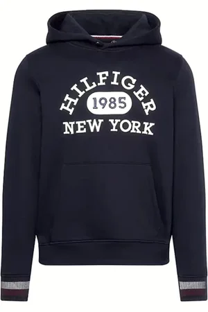 Tommy Hilfiger Heren, Sweatshirts & Hoodies, Blauw, Maat: S Katoen