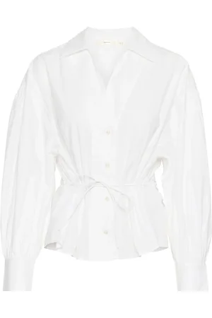 INWEAR Dames, Blouses & Shirts, Wit, Maat: 2XL Katoen
