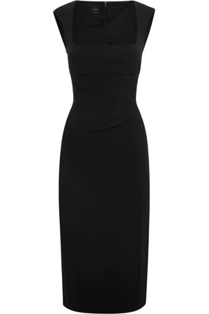 Pinko Dames, Jurken, Zwart, Maat: 3XS Poliester