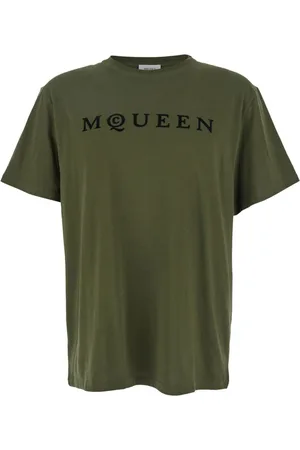 Alexander McQueen Heren, Tops, Groen, Maat: XL Katoen