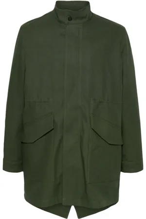 Maison Kitsuné Heren, Mantels, Groen, Maat: M Katoen