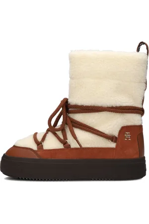 Tommy Hilfiger Dames, Schoenen, Bruin, Maat: 37 EU Leer