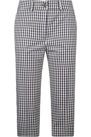 Liu Jo Dames, Broeken, Blauw, Maat: L Viscose