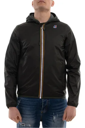 K-Way Heren, Jassen, Zwart, Maat: L Nylon