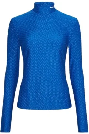 Karl Lagerfeld Dames, Truien, Blauw, Maat: M Poliester