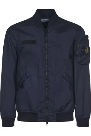 Stone Island Heren, Jassen, Blauw, Maat: M Nylon