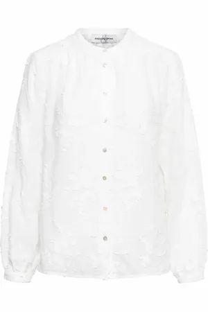 &Co Woman Dames, Blouses & Shirts, Wit, Maat: XS Katoen