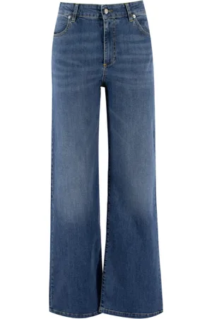 ANTONELLI Dames, Jeans, Blauw, Maat: S Katoen