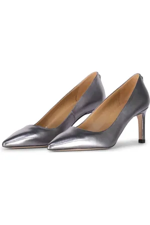 HUGO BOSS Dames, Schoenen, Grijs, Maat: 41 EU Leer
