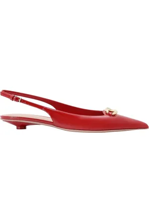 VALENTINO GARAVANI Dames, Schoenen, Rood, Maat: 40 EU Leer