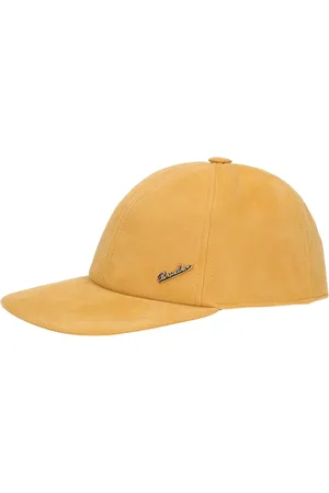Borsalino Unisex, Accessoires, Geel, Maat: L Suède
