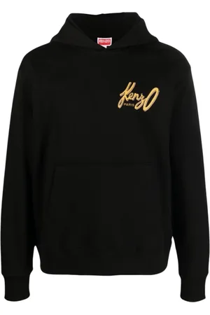 Kenzo Heren, Sweatshirts & Hoodies, Zwart, Maat: M Katoen