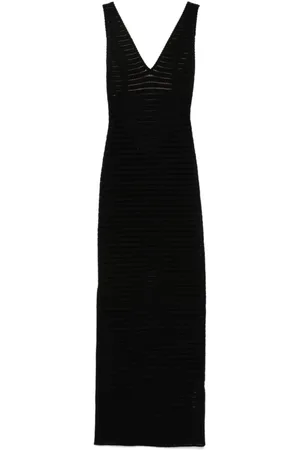 Elisabetta Franchi Dames, Jurken, Zwart, Maat: S Polyamide
