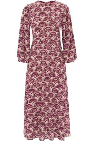 La DoubleJ Dames, Jurken, Paars, Maat: XL Viscose