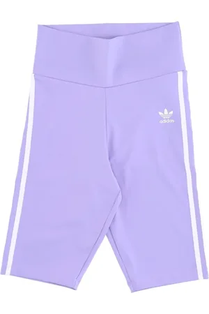 adidas Dames, Korte broeken, Paars, Maat: XL Poliester