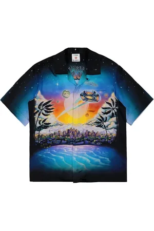 Casablanca Heren, Overhemden, Blauw, Maat: L
