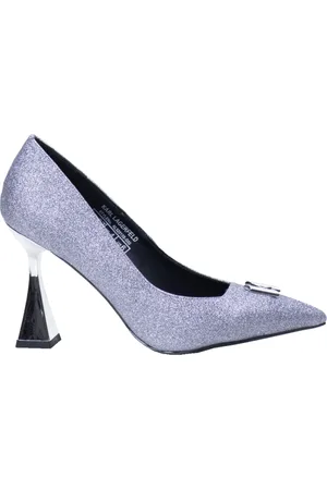 Karl Lagerfeld Dames, Schoenen, Grijs, Maat: 38 EU Acryl