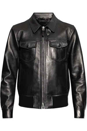 Tom Ford Heren, Jassen, Zwart, Maat: XL Leer