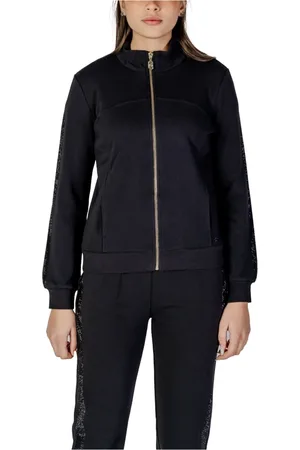 Liu Jo Dames, Sweatshirts & Hoodies, Zwart, Maat: 2XL Katoen