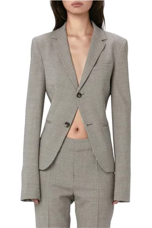 J.W.Anderson Dames, Jassen, Grijs, Maat: XS Leer