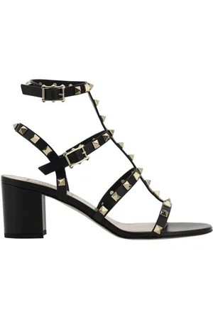 VALENTINO GARAVANI Dames, Schoenen, Zwart, Maat: 36 EU Leer