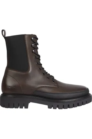 Tommy Hilfiger Heren, Schoenen, Bruin, Maat: 41 EU Leer