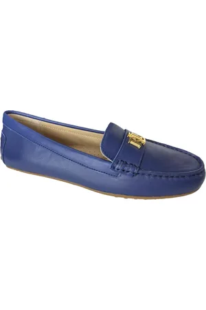 Ralph Lauren Dames, Schoenen, Blauw, Maat: 39 EU Leer