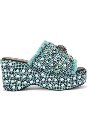 Kurt Geiger Dames, Schoenen, Blauw, Maat: 39 EU