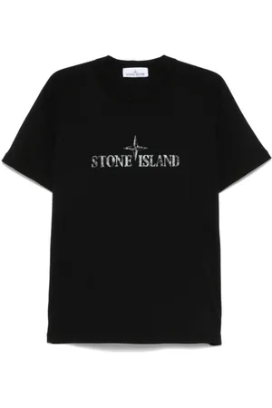 Stone Island Heren, Tops, Zwart, Maat: XL Katoen