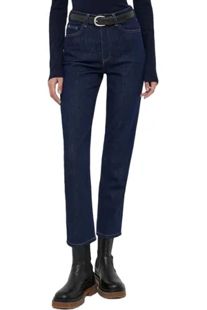 Tommy Hilfiger Dames, Jeans, Blauw, Maat: W29 L30 Katoen