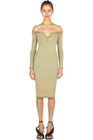 Jacquemus Dames, Jurken, Groen, Maat: XS Katoen