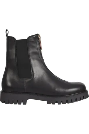 Tommy Hilfiger Dames, Schoenen, Zwart, Maat: 36 EU Leer